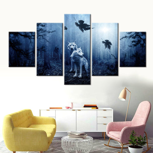 Tableau Loup Art